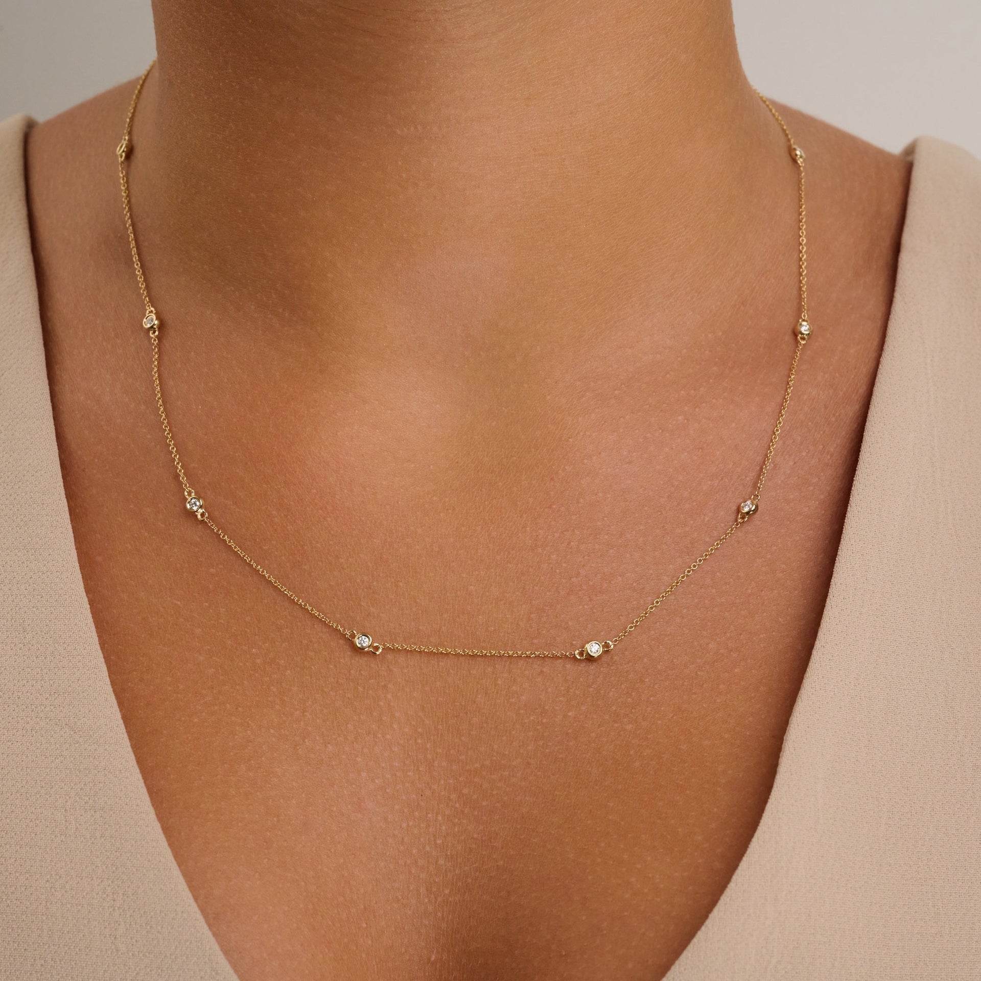 Diamond by the Yard Necklace