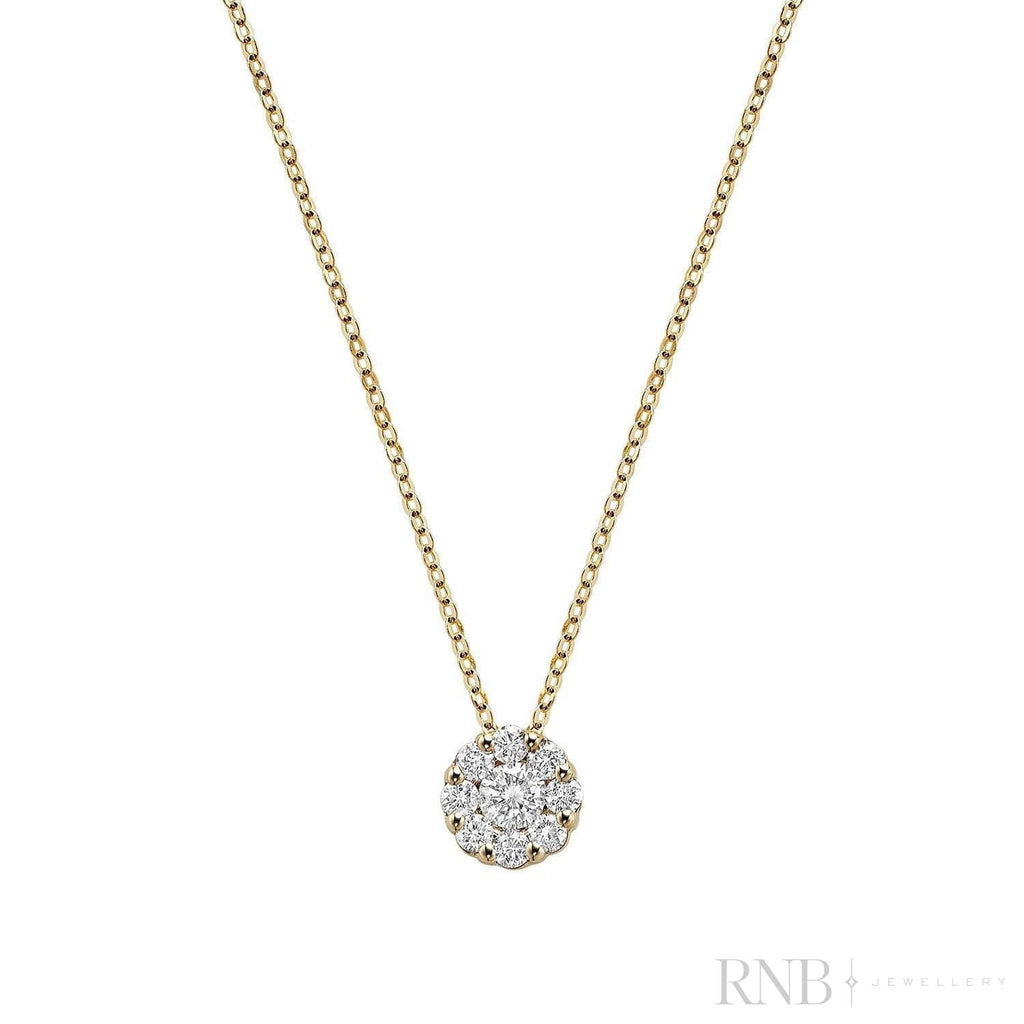 Cluster Diamond Pendant