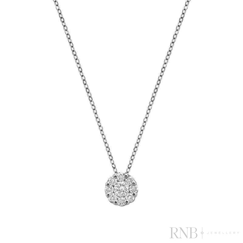 Cluster Diamond Pendant
