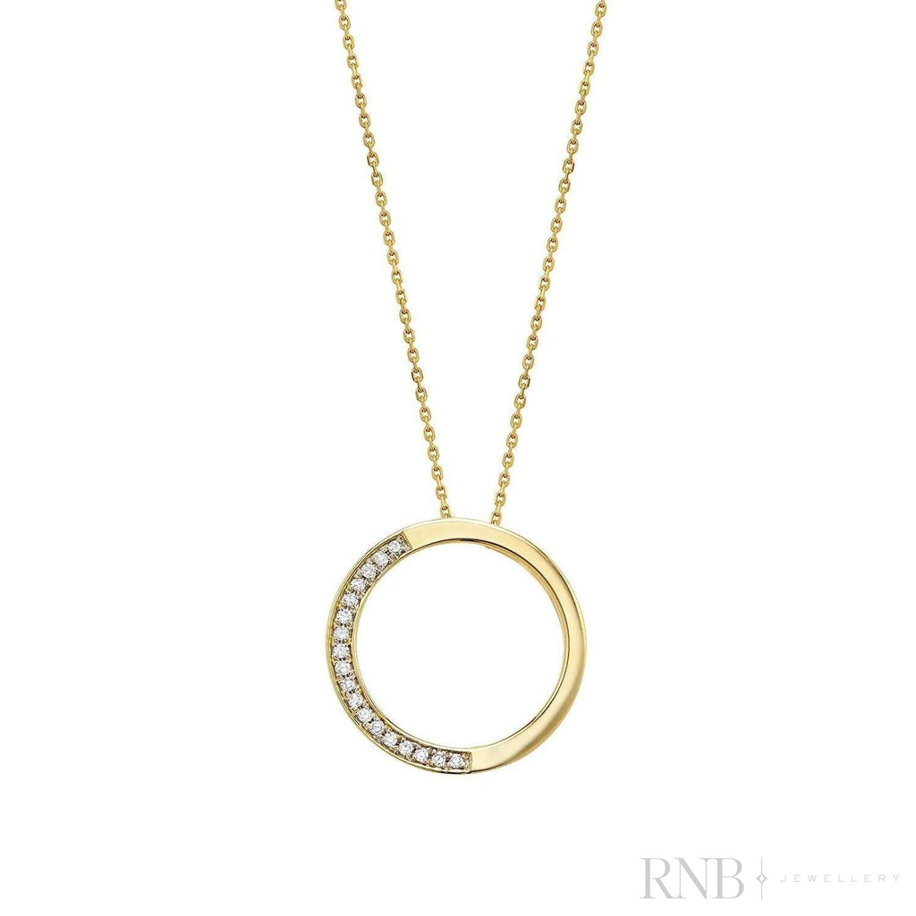 Circle of Life Semi Diamond Pendant