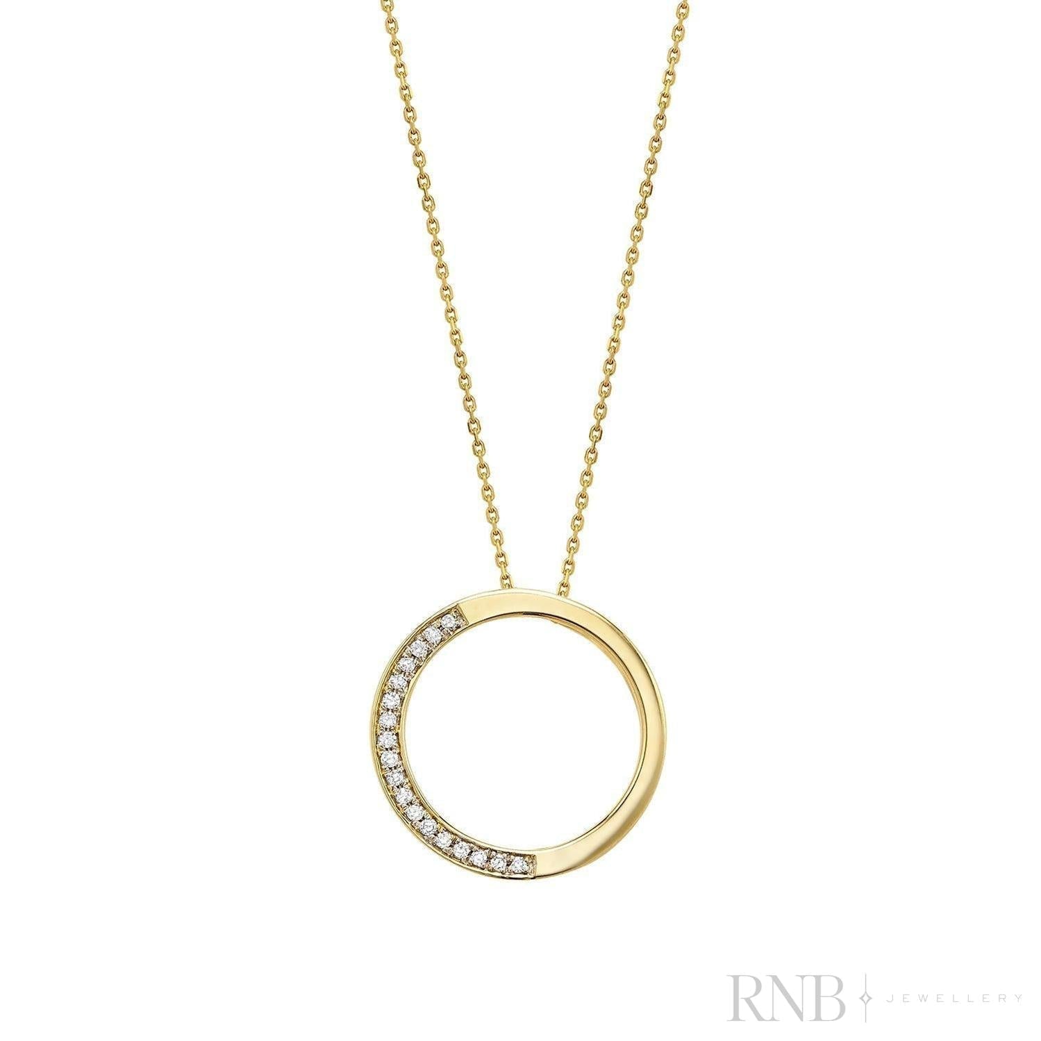 Circle of Life Semi Diamond Pendant