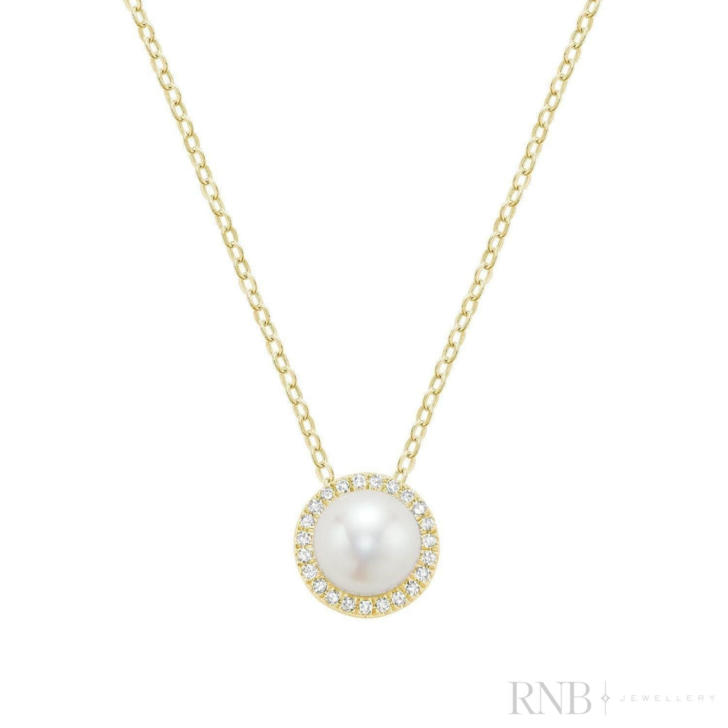 Pearl & Diamond Pendant