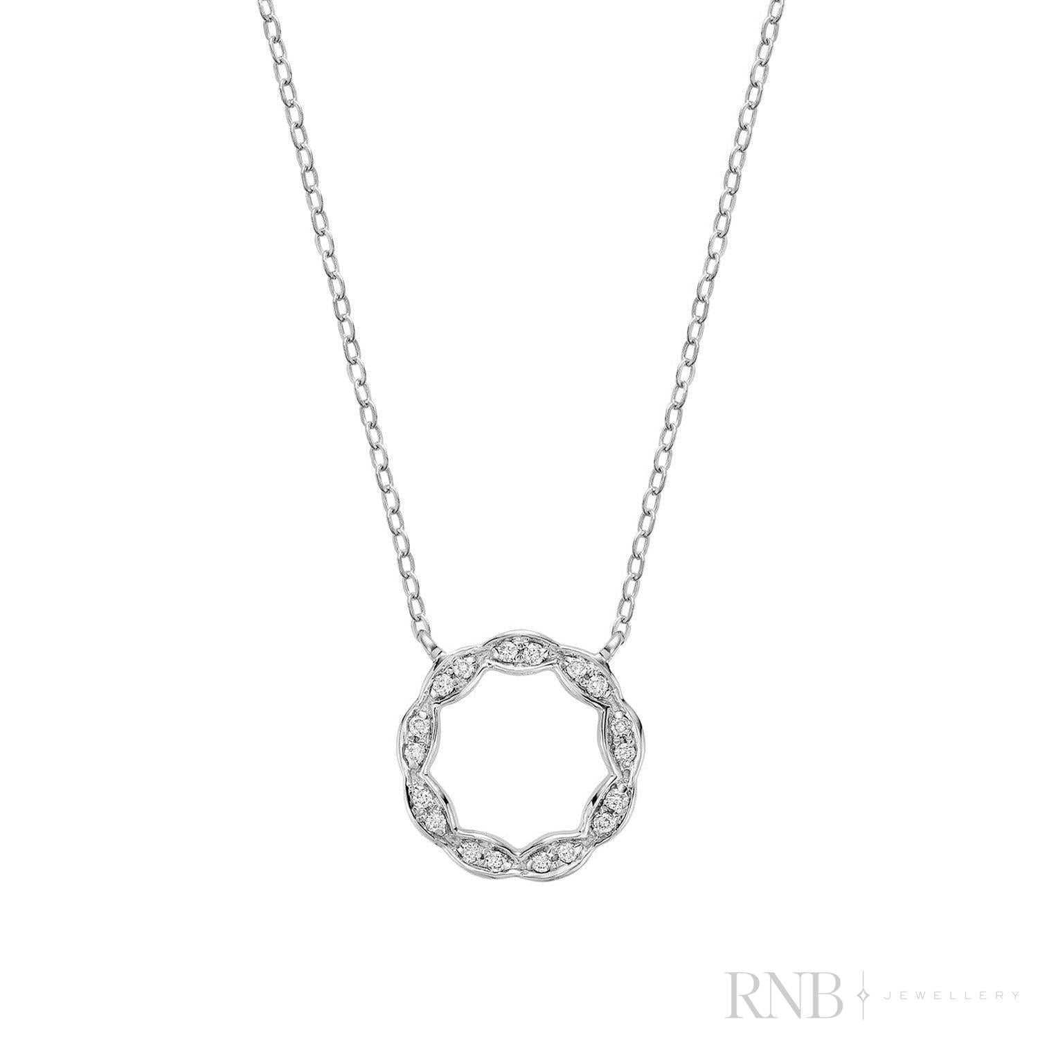 Marquise Circle of Life Diamond Necklace