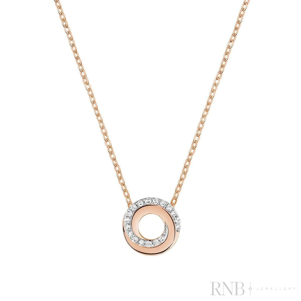 Whirl Diamond Pendant