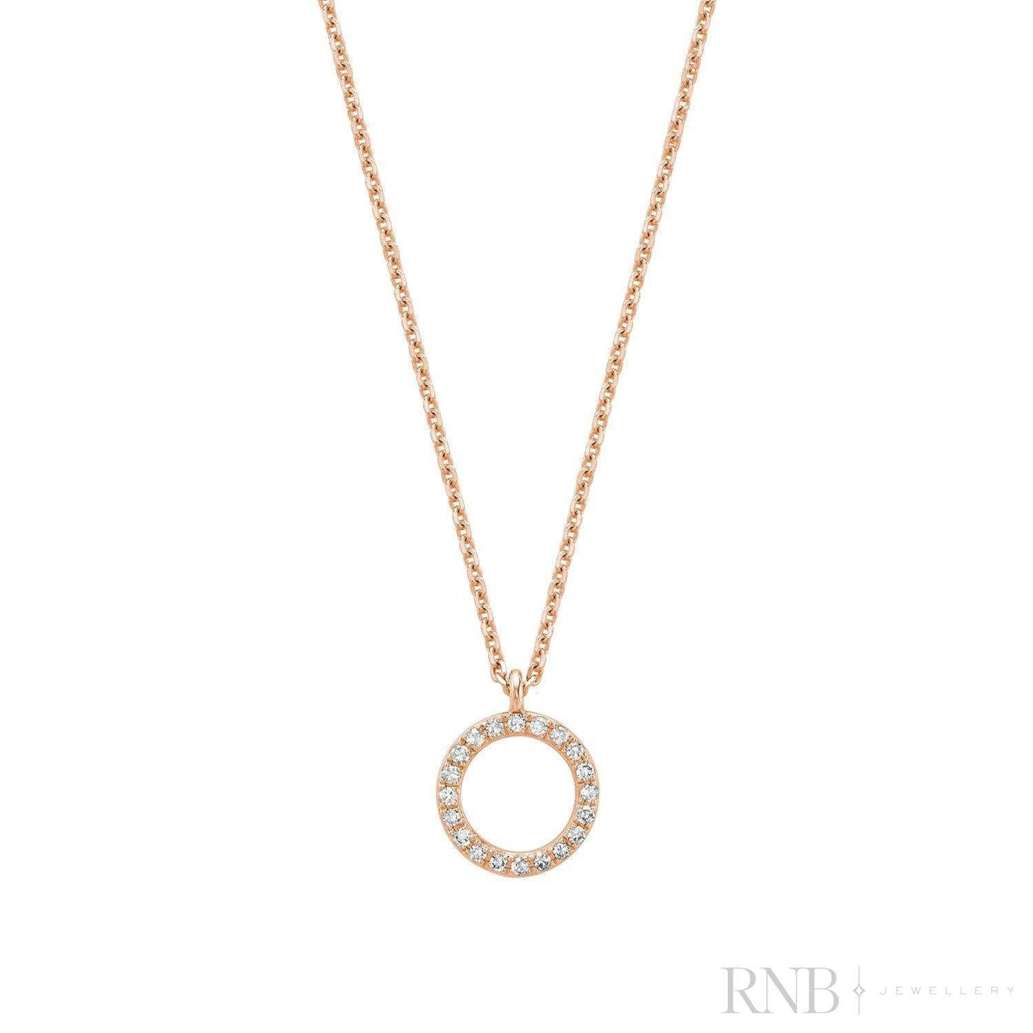 Circle Shape Diamond Pendant