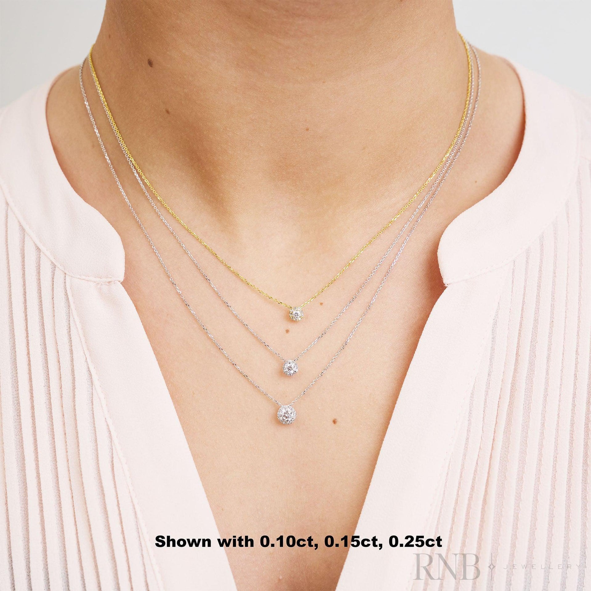 Halo Diamond Pendant