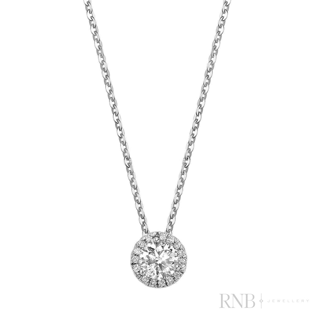 Halo Diamond Pendant