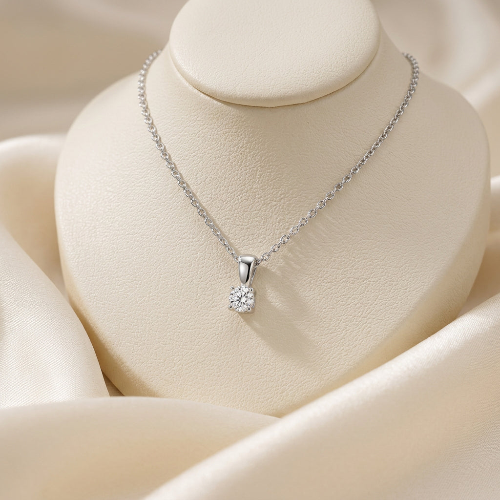 Solitaire Diamond Pendant