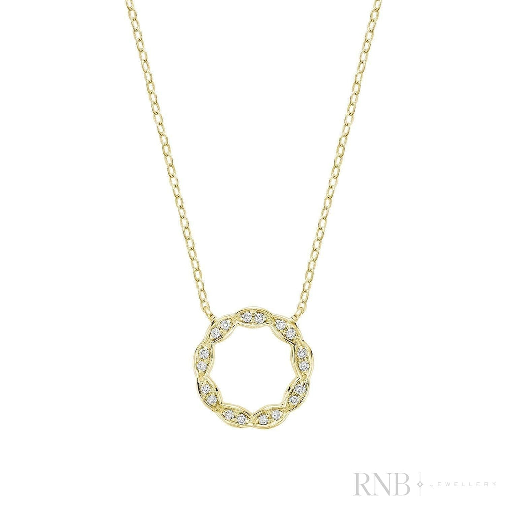 Marquise Circle of Life Diamond Necklace