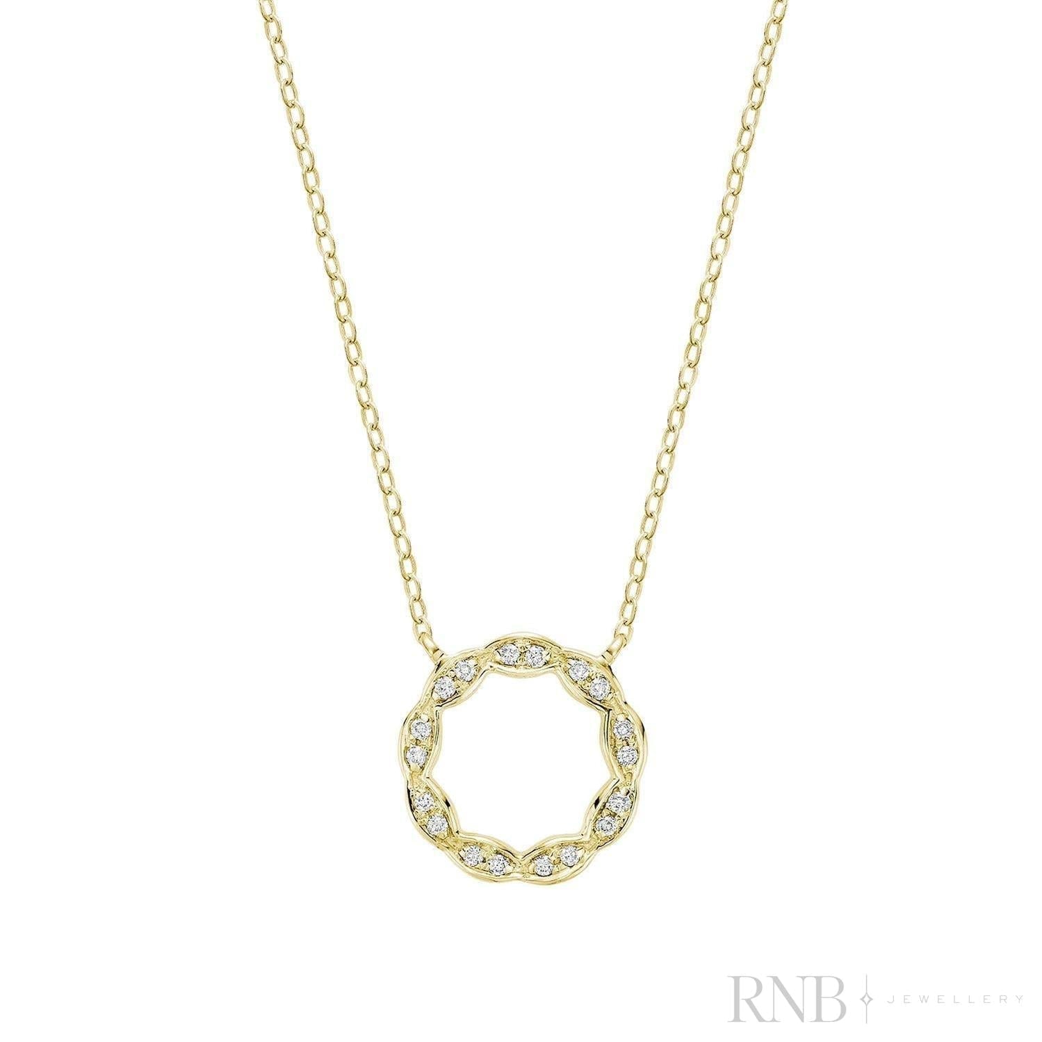 Marquise Circle of Life Diamond Necklace