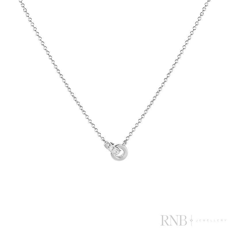 Love Knots Interlocking Diamond Necklace