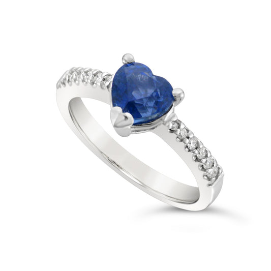 Sapphire & Diamond Ring