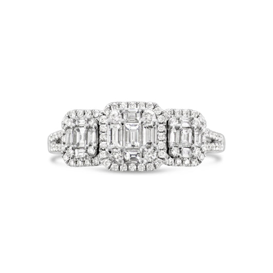 Past, Present & Future Diamond Ring