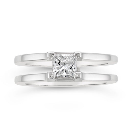 Princess Cut Solitaire Ring