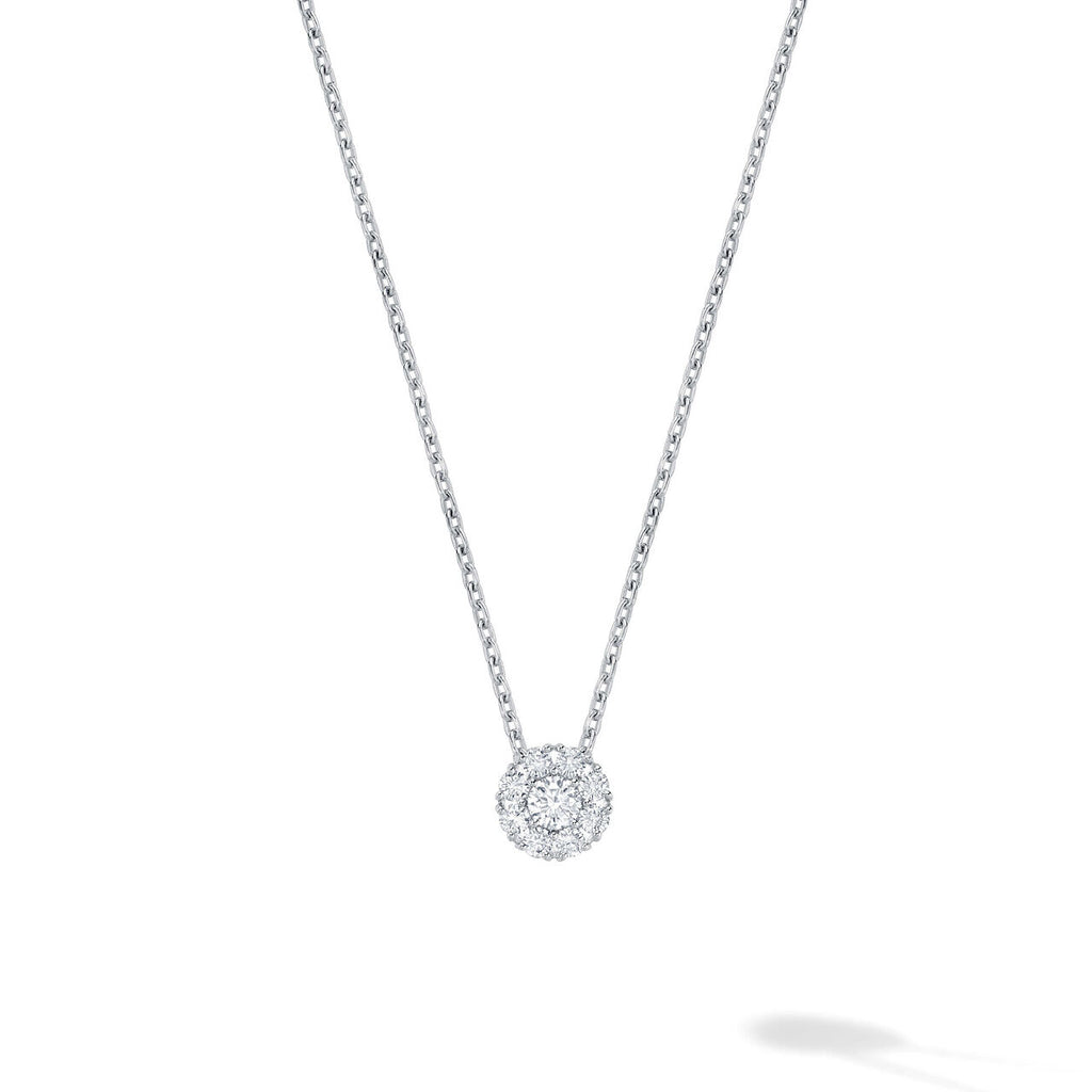 Diamond Halo Pendant