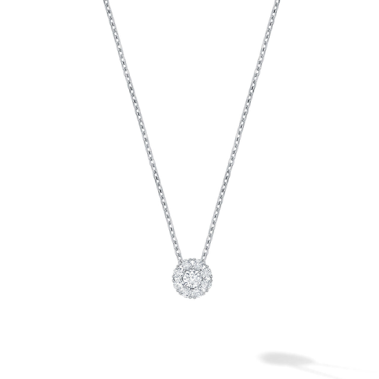 Diamond Halo Pendant