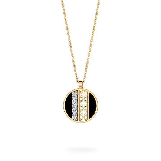 Diamond & Onyx Pendant