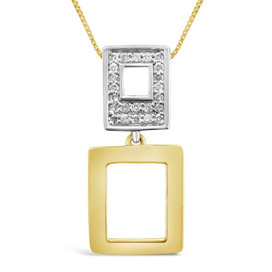 Geometric Diamond Pendant