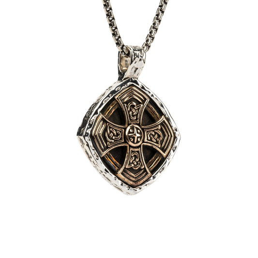 Petrichor Extra Large Celtic Cross Cushion Pendant