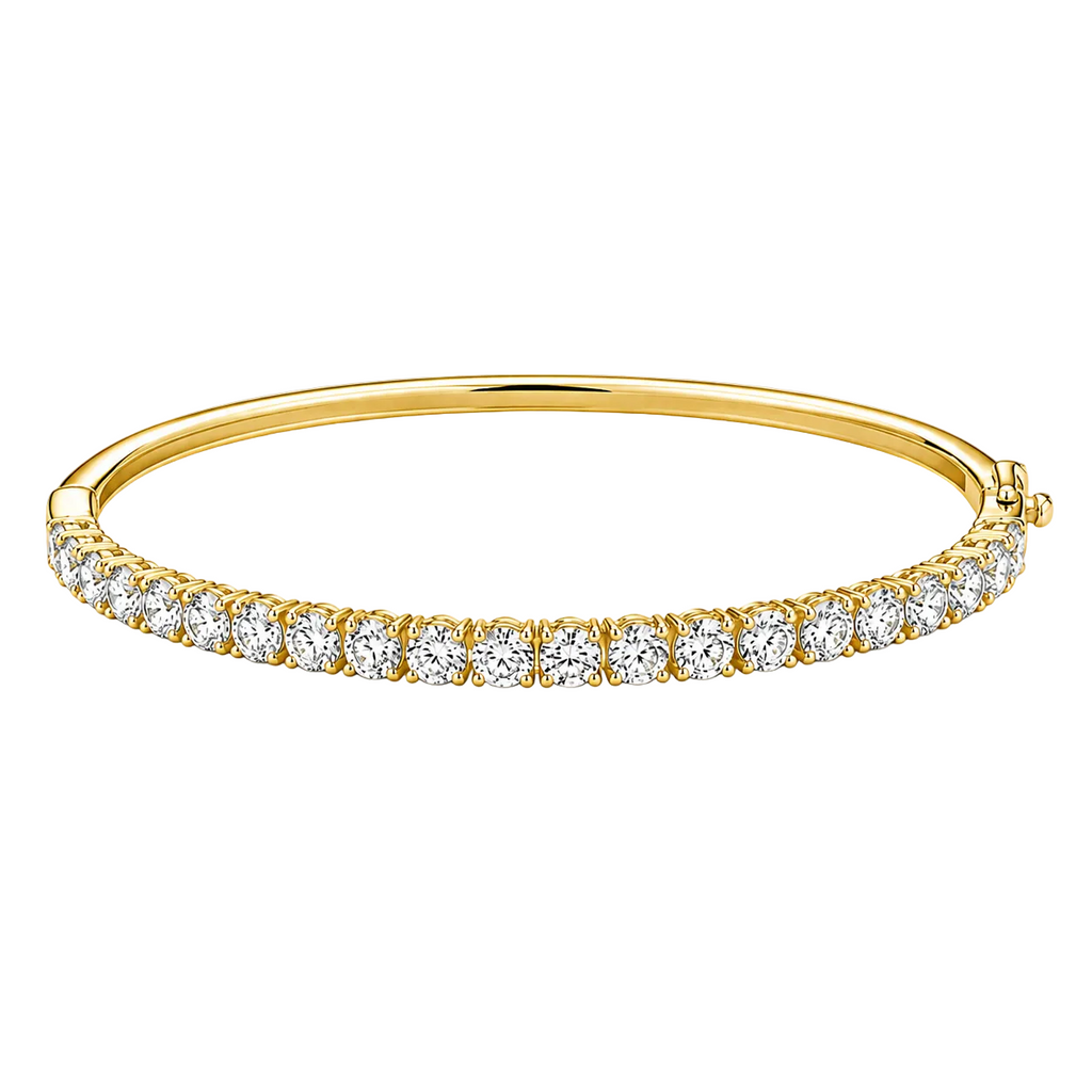 Semi Eternity Bangle Diamond Bracelet