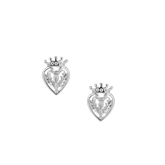 Scottish Luckenbooth Stud Earrings