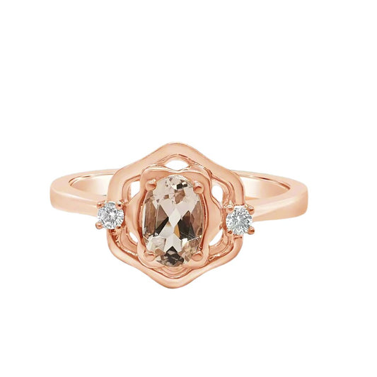 Art Deco Morganite Ring