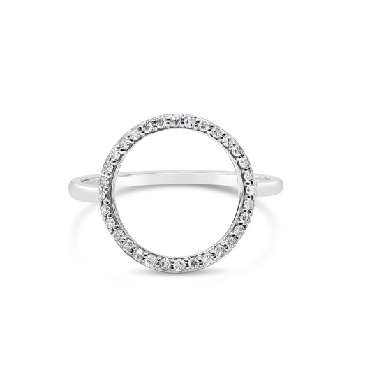 Circle Diamond Ring