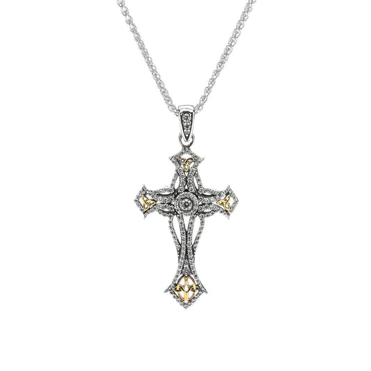 CZ Celtic Cross Pendant