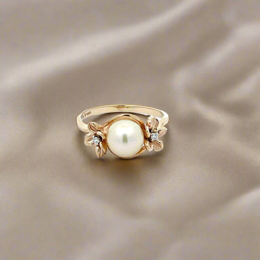 Floral Pearl RIng