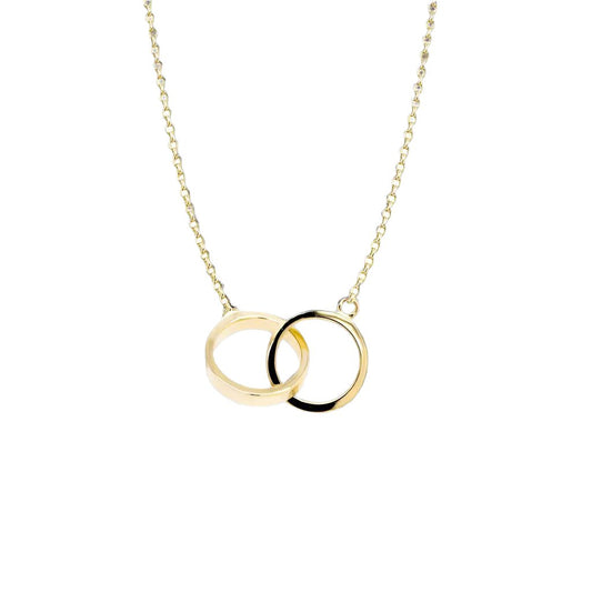 Interlocking Ring Necklace