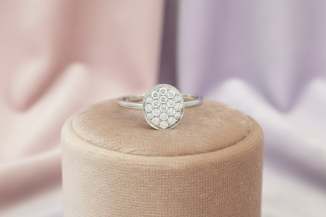 Diamond Disc Ring