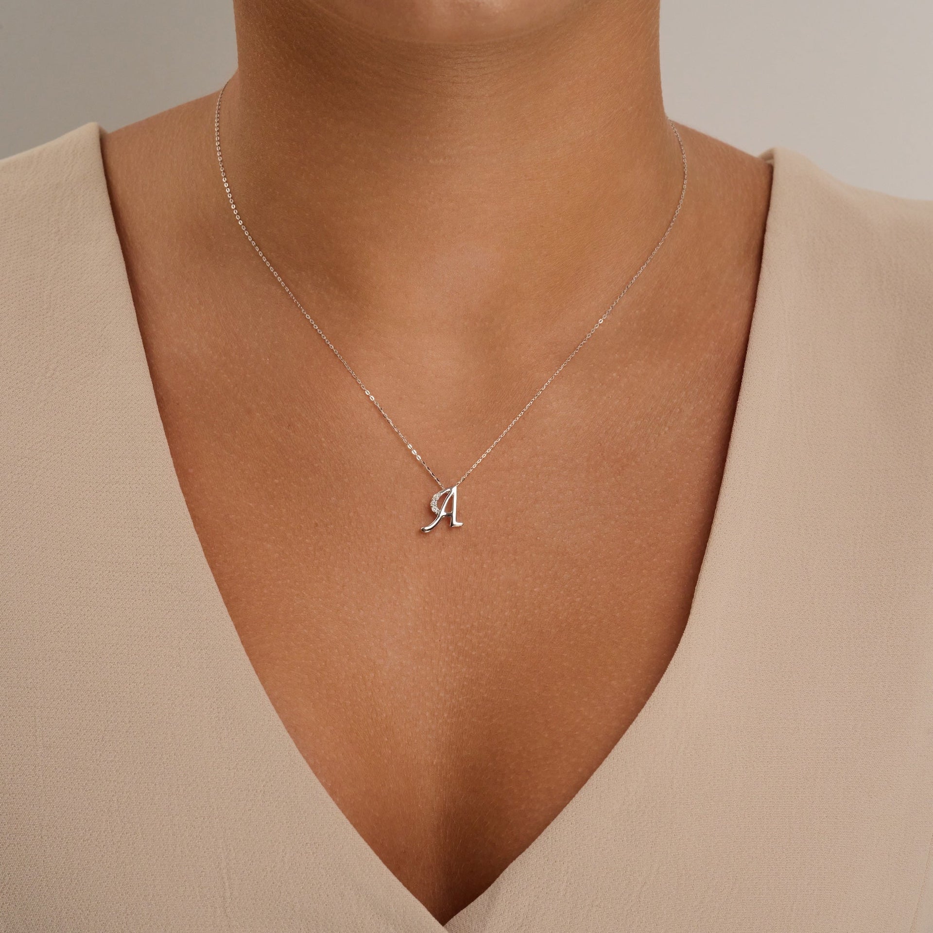 Mini Diamond Initials