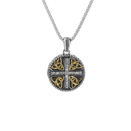 Trinity Cross Necklace