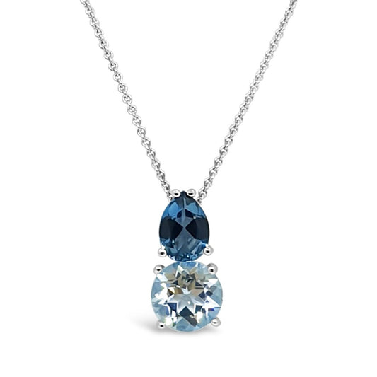 Blue Topaz Pendant