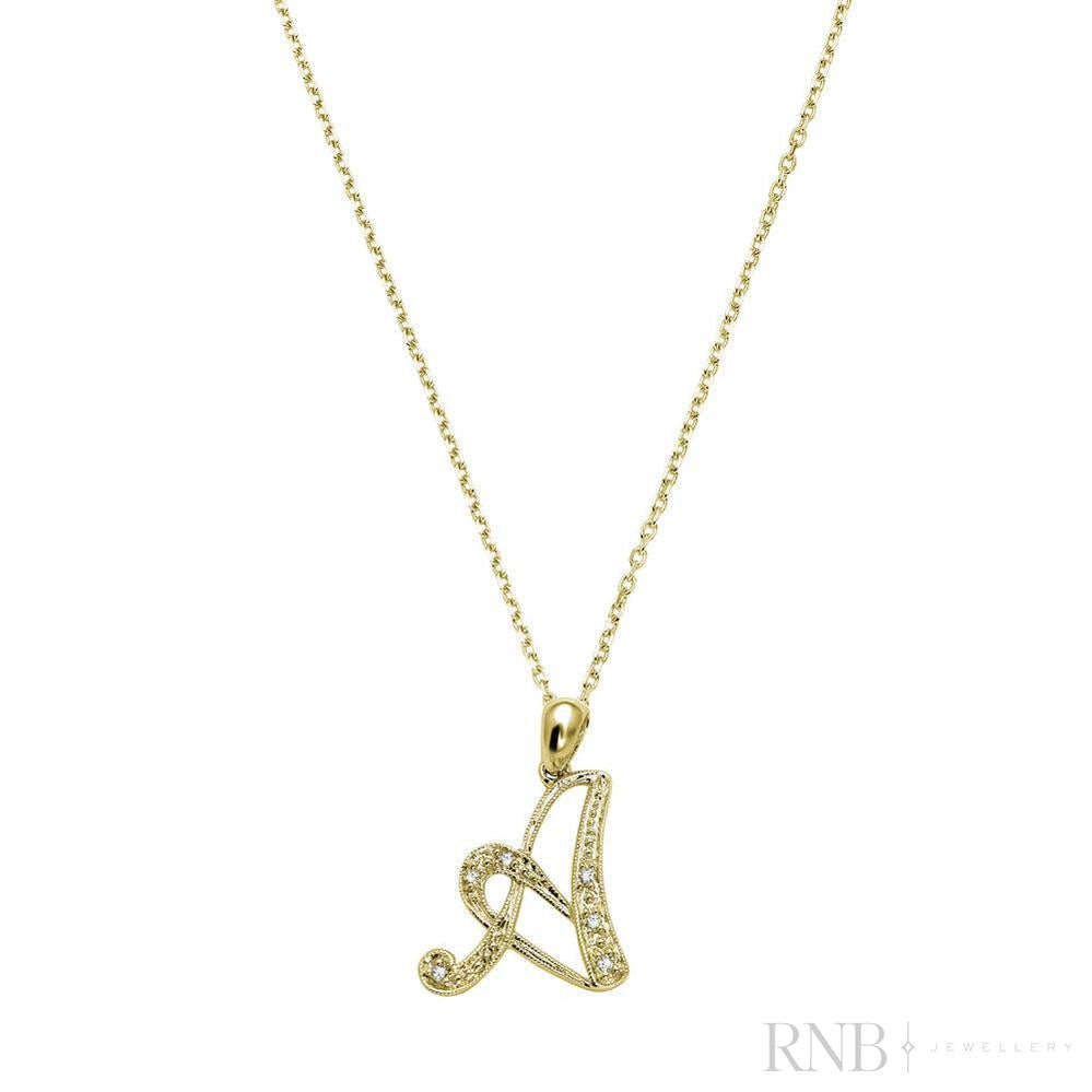Script Diamond Initials