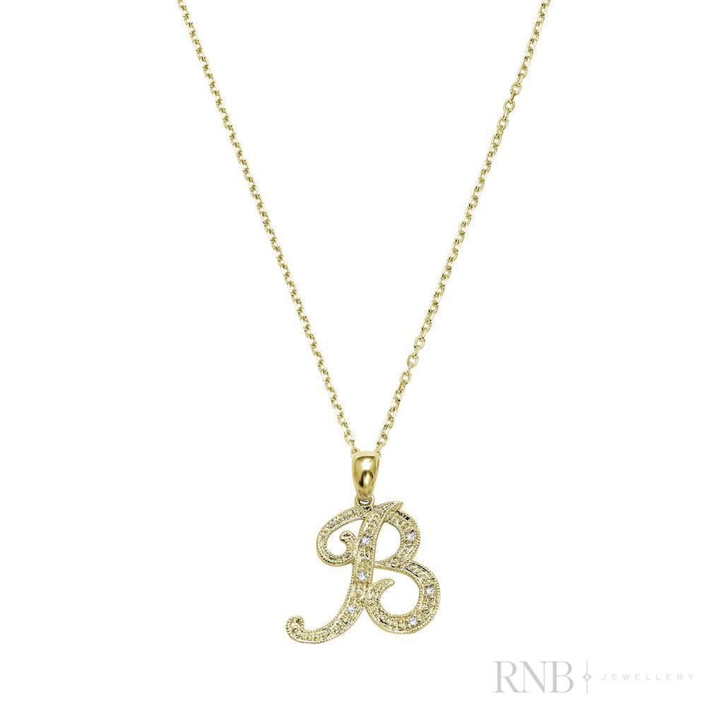 Script Diamond Initials