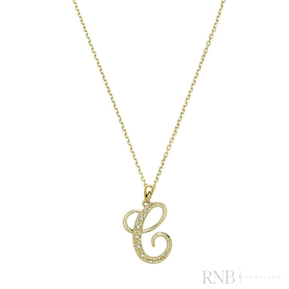 Script Diamond Initials