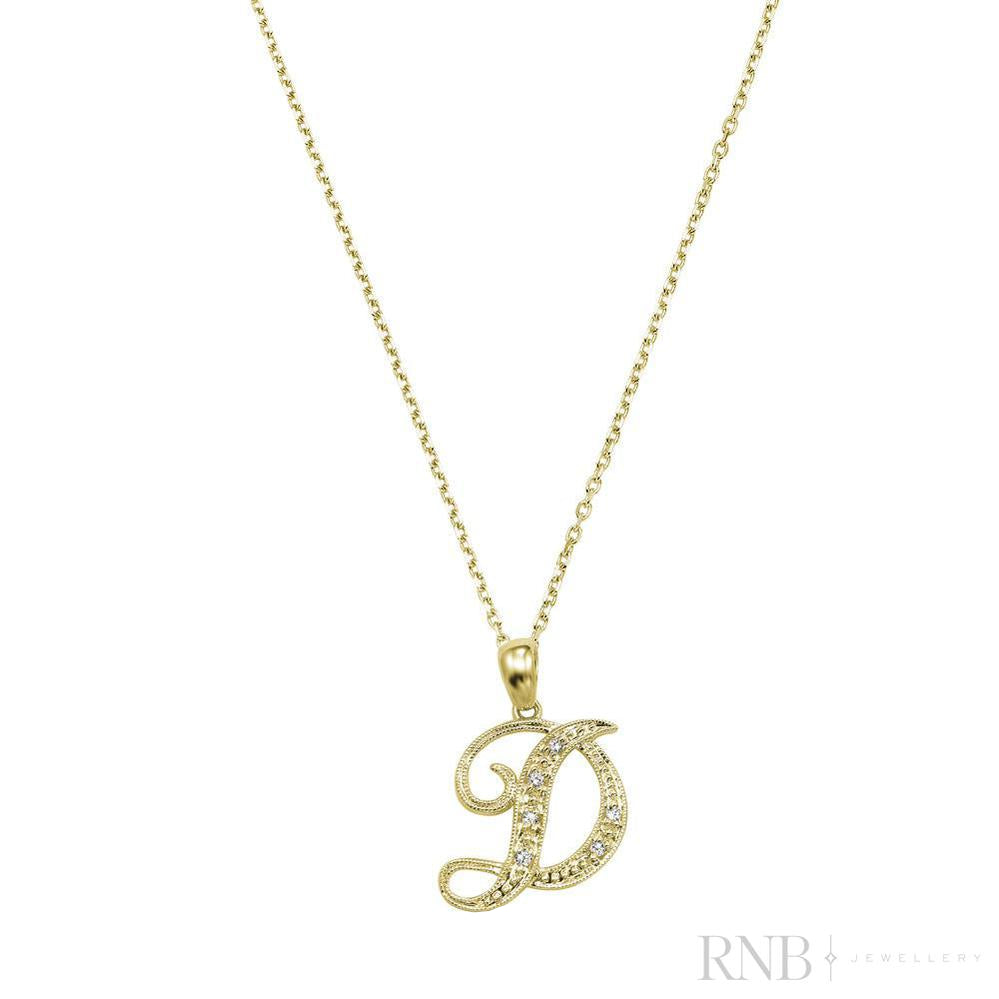 Script Diamond Initials