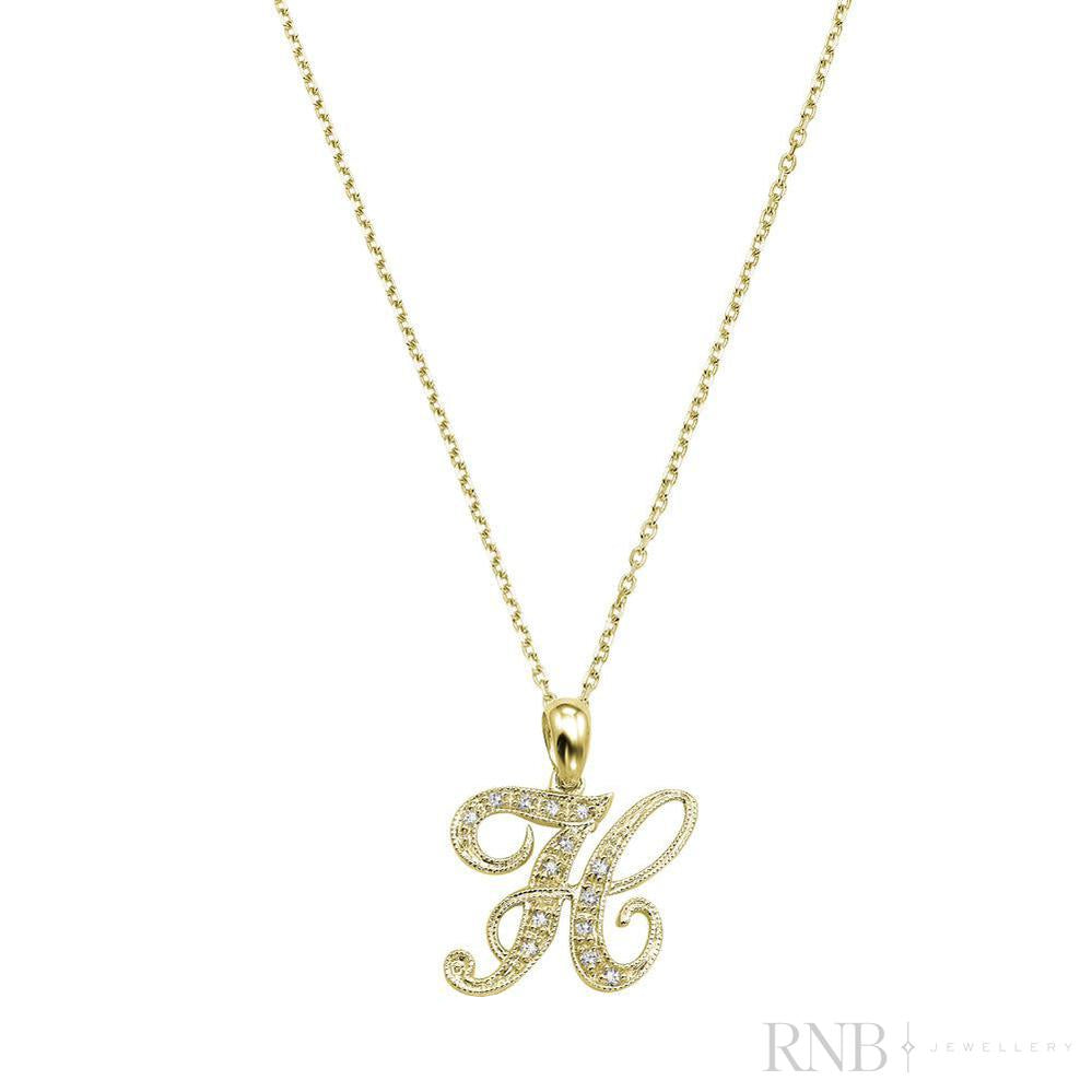 Script Diamond Initials