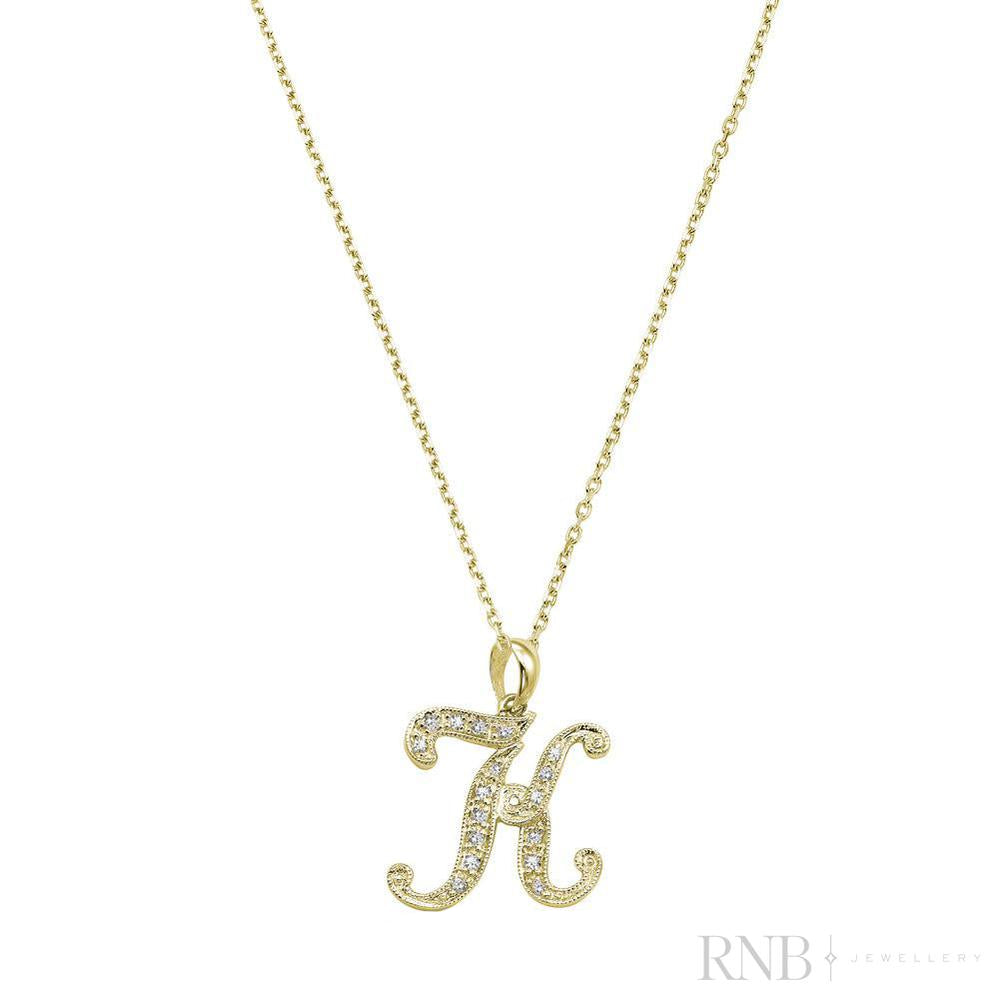 Script Diamond Initials
