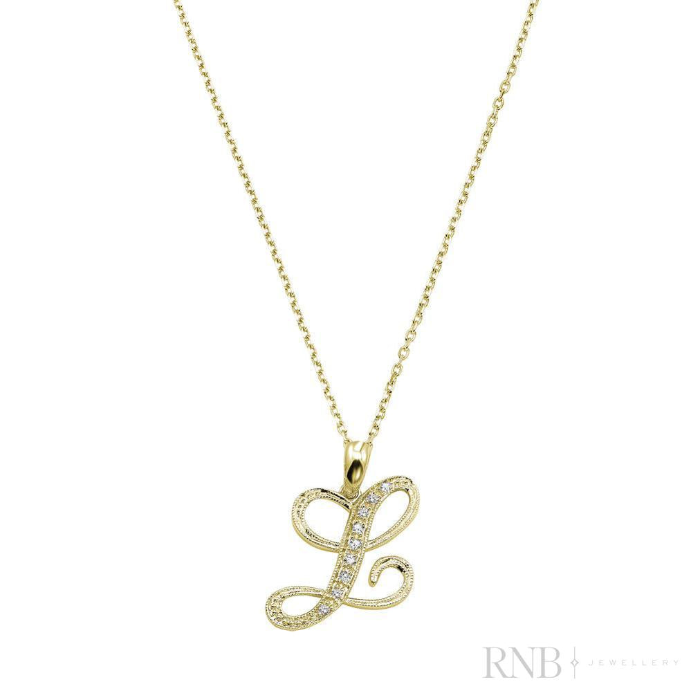 Script Diamond Initials