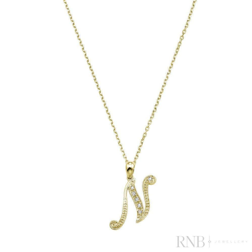 Script Diamond Initials