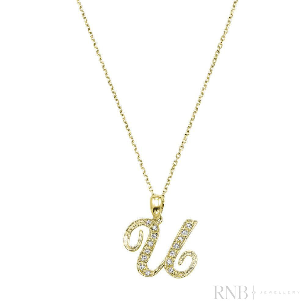 Script Diamond Initials