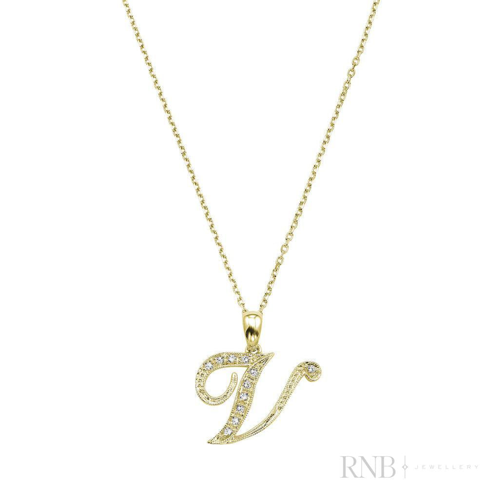 Script Diamond Initials