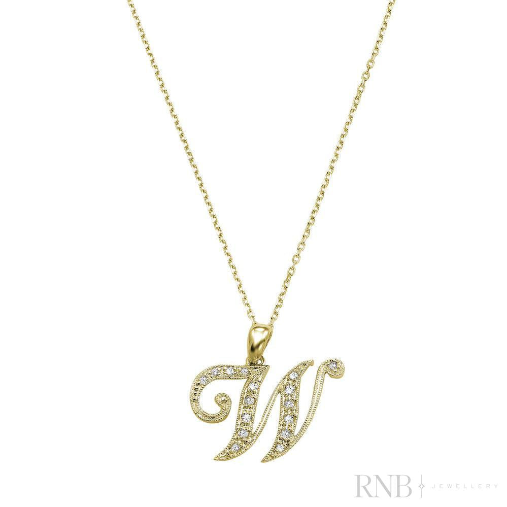 Script Diamond Initials