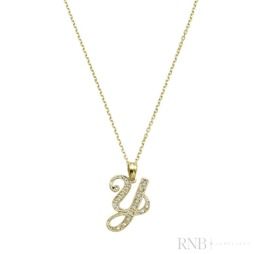 Script Diamond Initials