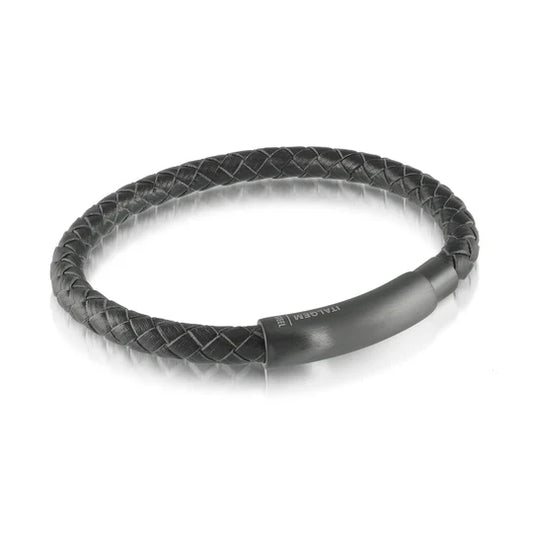 Black leather Fashion Bracelet