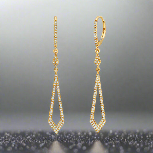 Diamond Drop Earrings