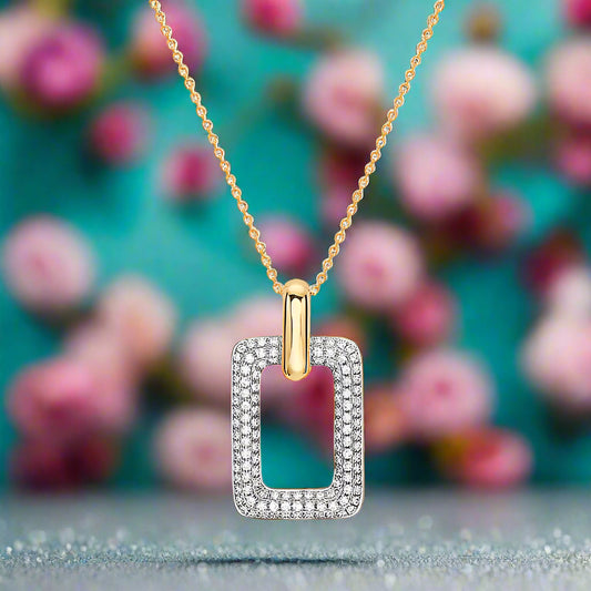 Diamond Pendant With Chain