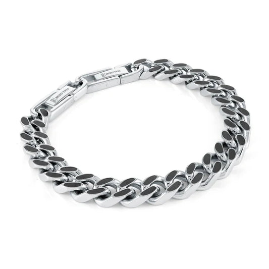 9.4mm Curb Carbon Fiber Bracelet